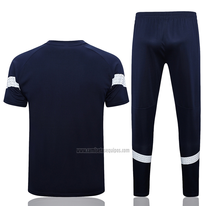 Chandal del Olympique Marsella Manga Corta 2022-2023 Azul